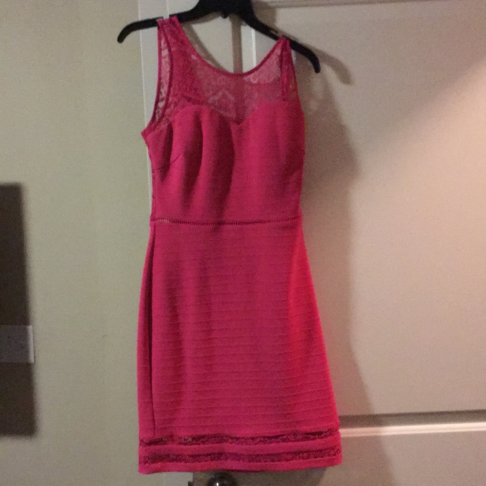 Pink cocktail dress from Macy’s!